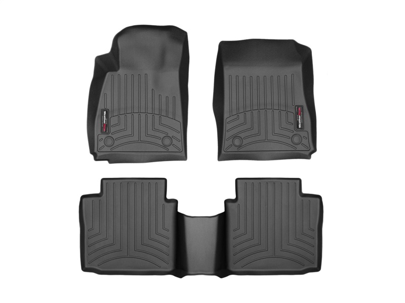Picture of WeatherTech 14+ Chevrolet Impala Front and Rear Floorliners - Black