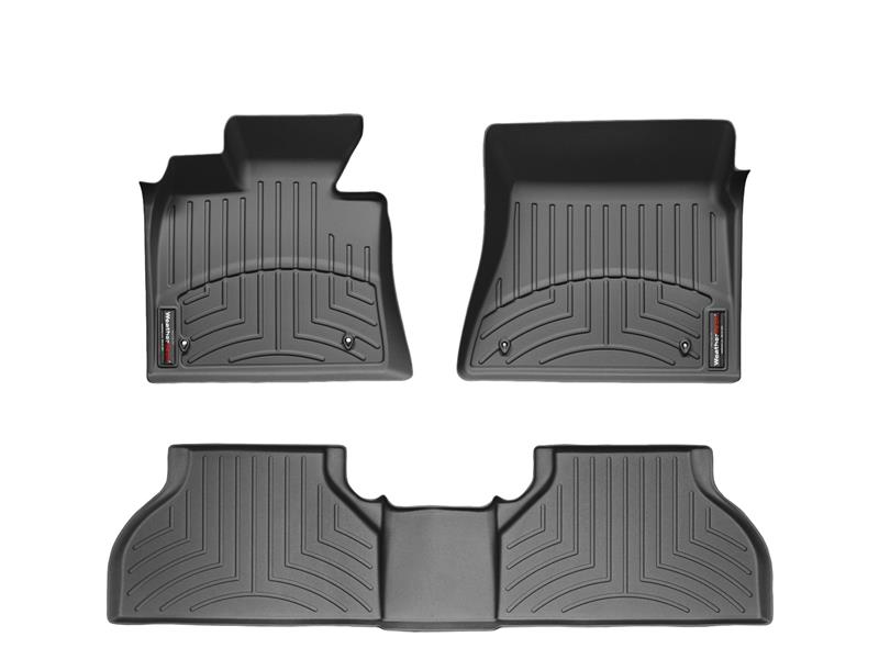 Picture of WeatherTech 15+ Cadillac Escalade Front Rear and Rear FloorLiners - Black