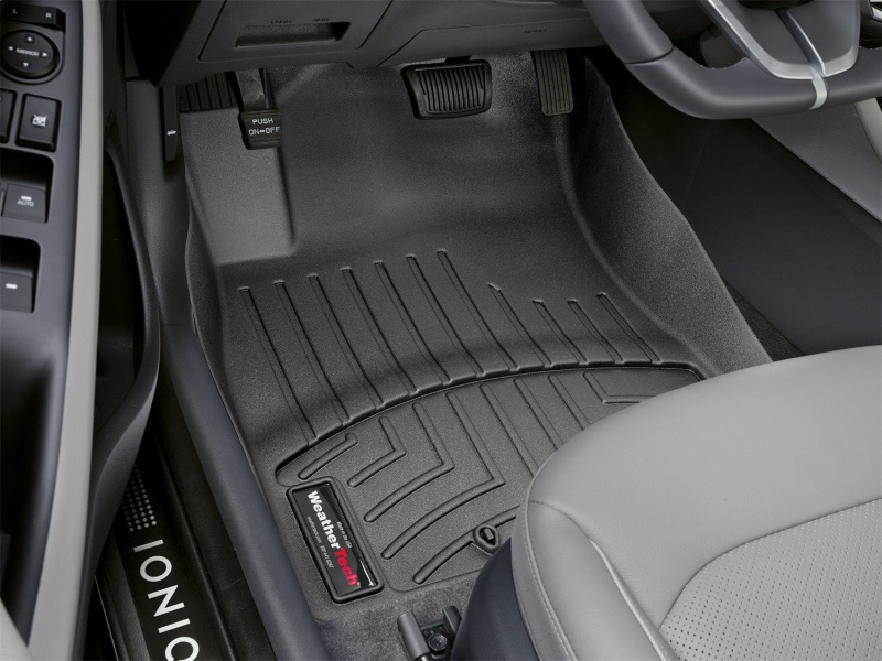 Picture of WeatherTech WT FloorLiner-Front-Blk Floor Mats - 4411151