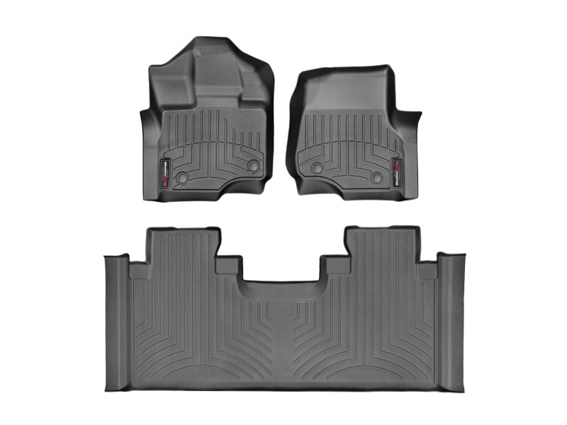 Picture of WeatherTech 15 Ford F-150 (Super Cab Only)  Front and Rear FloorLiners - Black