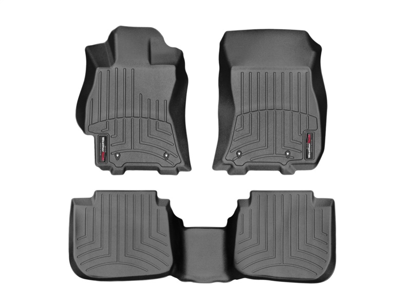 Picture of WeatherTech 2015 Subaru Legacy Front Rear FloorLiner - Black *Does Not Fit Manual Transmission*