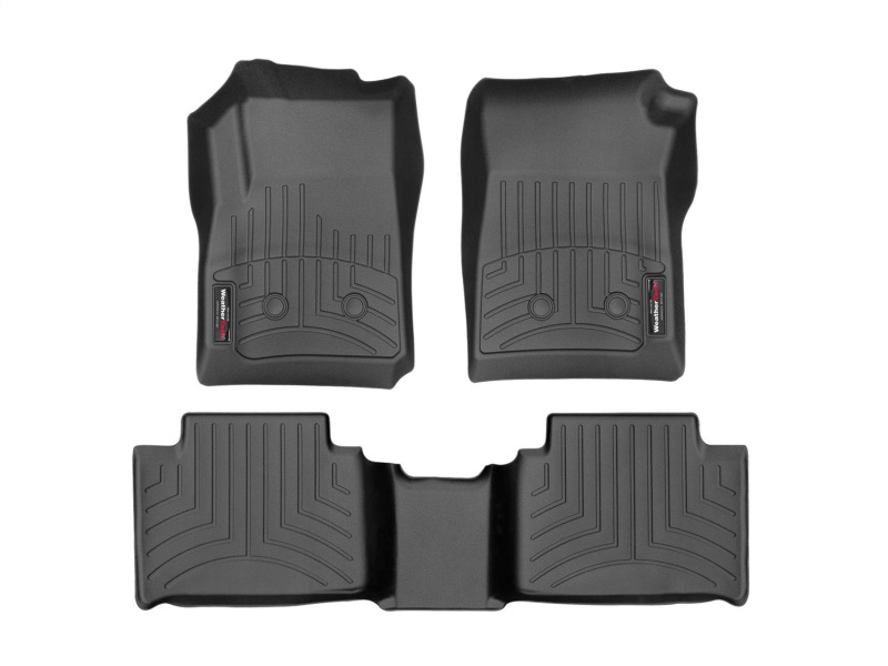 Picture of WeatherTech 2015 Chevy Colorado Crew Cab Front and Rear Floorliners - Black