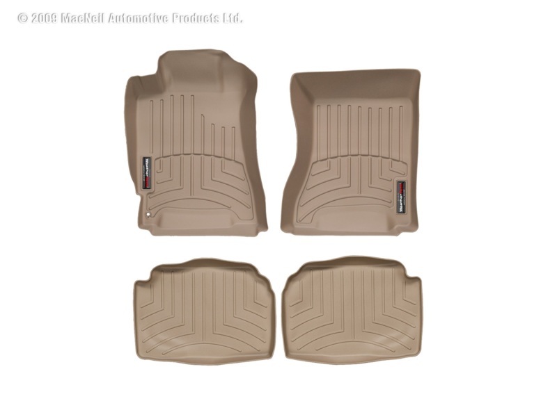 Picture of WeatherTech 03-08 Subaru Forester Front and Rear Floorliners - Tan