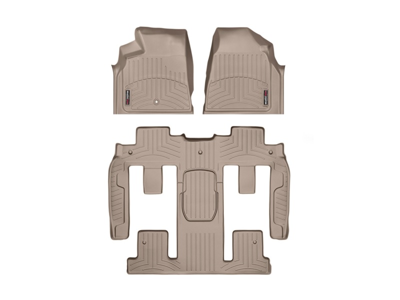 Picture of WeatherTech 07-09 Saturn Outlook Front and Rear Floorliners - Tan