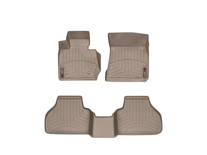 Picture of WeatherTech 11 BMW X3 Front and Rear Floorliners - Tan