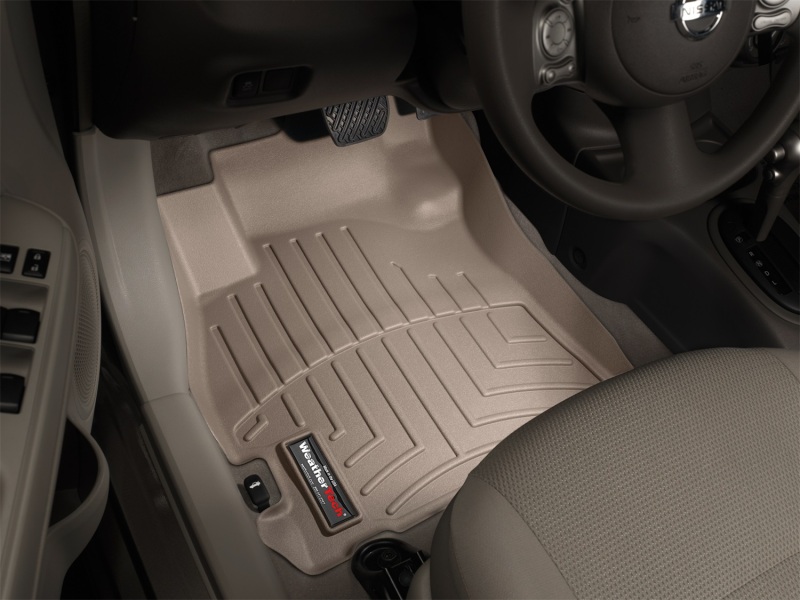 Picture of WeatherTech 11+ Ford Expedition/Expedition EL Front/Rear/and Rear Floorliners w/Center Aisle - Tan