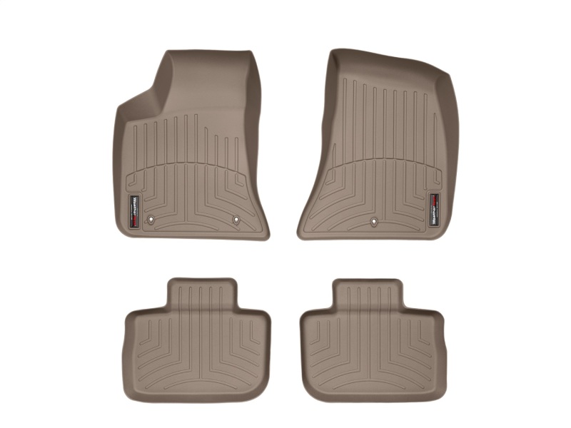 Picture of WeatherTech 11+ Dodge Charger Front and Rear Floorliners - Tan