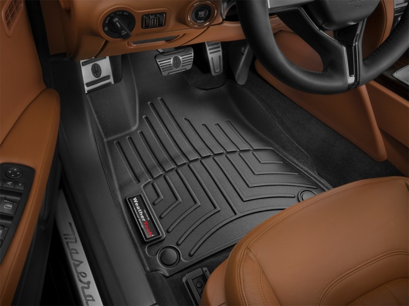 Picture of WeatherTech WT FloorLiner-Front-Blk Floor Mats - 448821