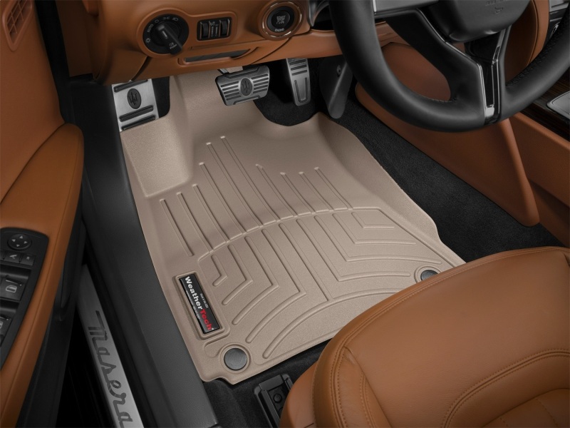 Picture of WeatherTech WT FloorLiner-Front-Tan Floor Mats - 458821