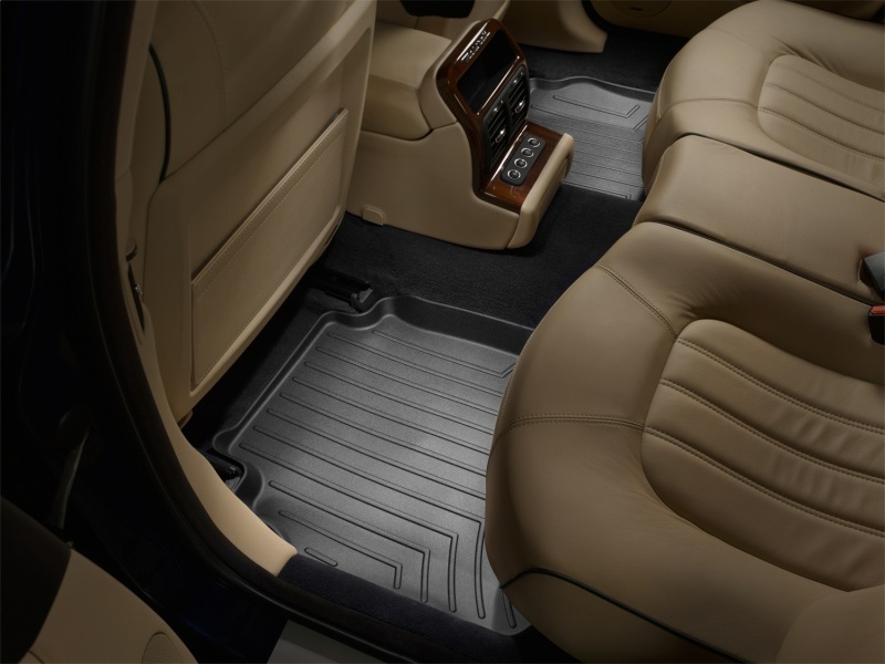 Picture of WeatherTech WT FloorLiner-Rear-Blk Floor Mats - 442012