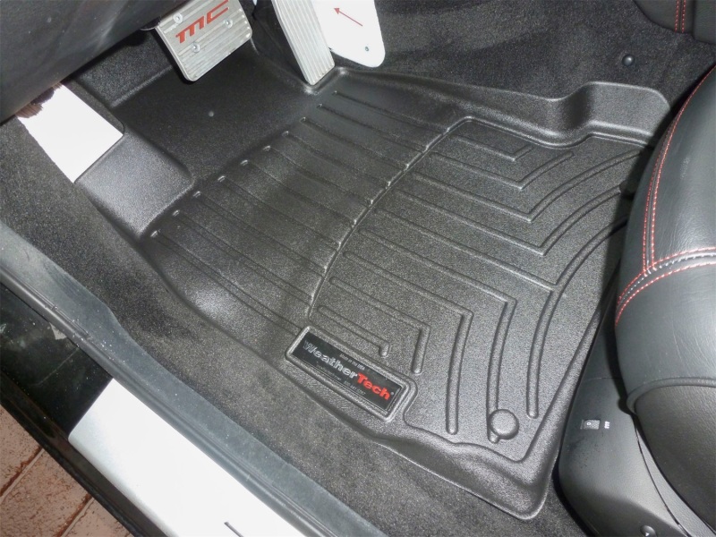 Picture of WeatherTech WT FloorLiner-Front-Blk Floor Mats - 442011