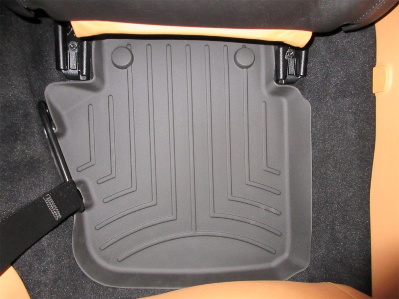 Picture of WeatherTech WT FloorLiner-Rear-Blk Floor Mats - 442023
