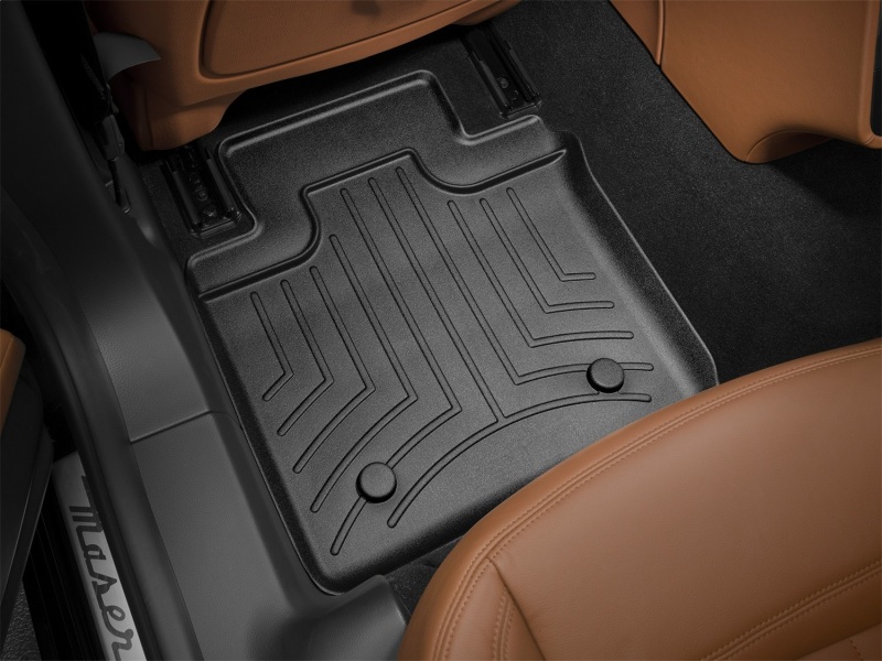 Picture of WeatherTech WT FloorLiner-Rear-Blk Floor Mats - 445652