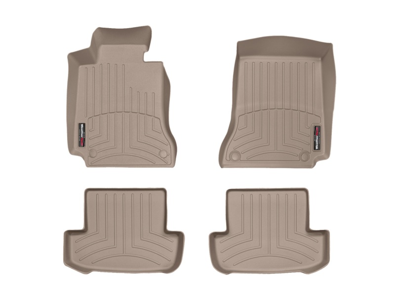 Picture of WeatherTech 12-13 Mercedes-Benz E-Class Front and Rear Floorliners - Tan