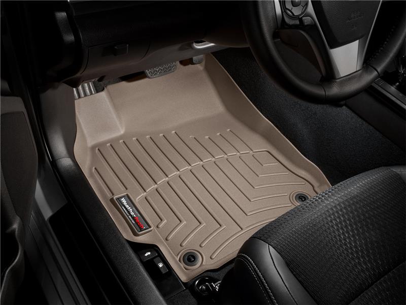 Picture of WeatherTech 13+ Lincoln MKZ Front and Rear Floorliners - Tan