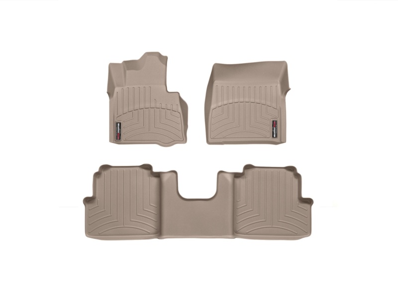 Picture of WeatherTech 13+ Mercedes-Benz G-Class Front and Rear Floorliners - Tan