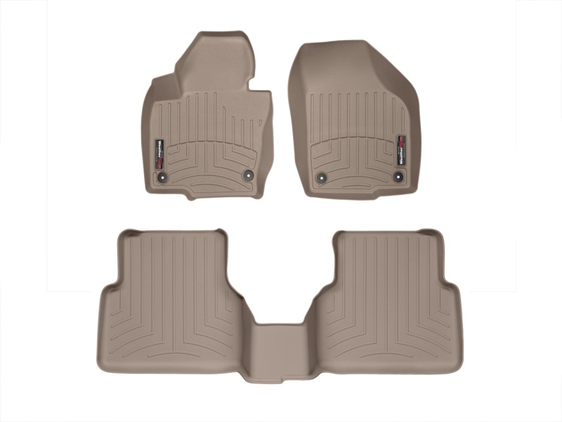 Picture of WeatherTech 09-13 Volkswagen Tiguan Front and Rear Floorliners - Tan