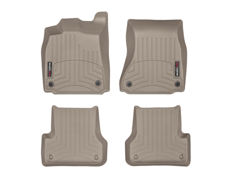Picture of WeatherTech 12+ Audi A6/S6/A7 Front and Rear Floorliners - Tan