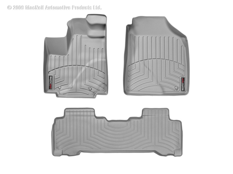 Picture of WeatherTech 01-04 Acura MDX Front and Rear Floorliners - Grey