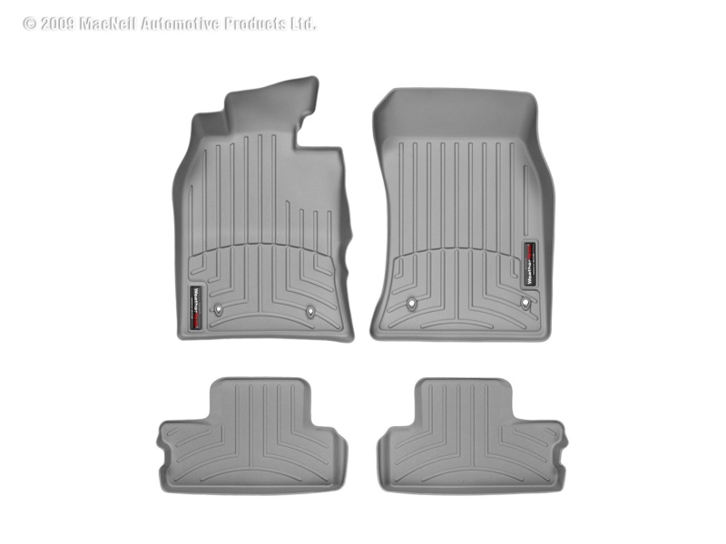 Picture of WeatherTech 02-06 Mini Cooper / Cooper S Front and Rear Floorliners - Grey