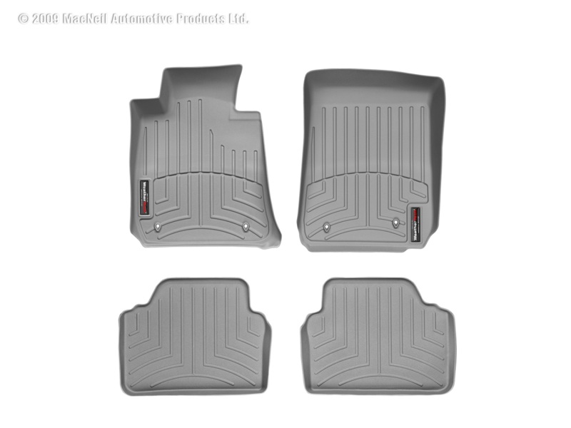 Picture of WeatherTech 06 BMW 3-Series (E90/E91) Front and Rear Floorliners - Grey