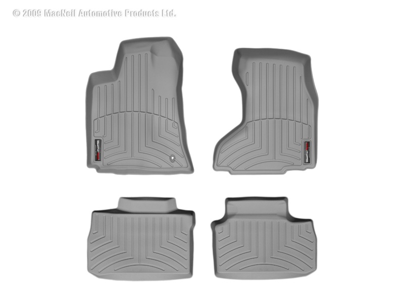 Picture of WeatherTech 05-10 Chrysler 300 Front and Rear Floorliners - Grey