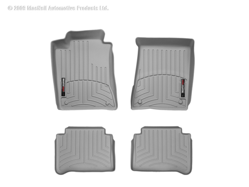 Picture of WeatherTech 03 Mercedes-Benz E-Class Sedan Front and Rear Floorliners - Grey