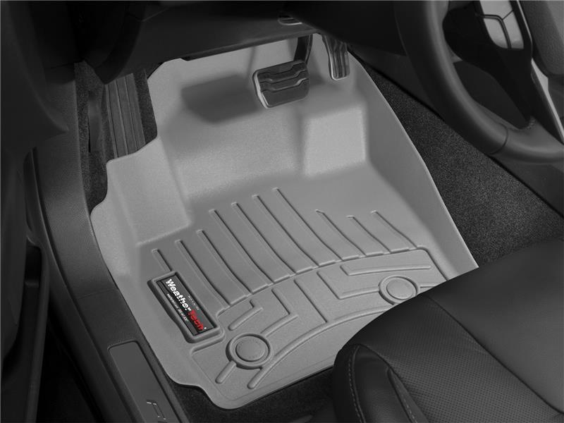 Picture of WeatherTech 12+ Mazda Mazda5 Front/Rear/and Rear Floorliners w/Center Aisle - Grey