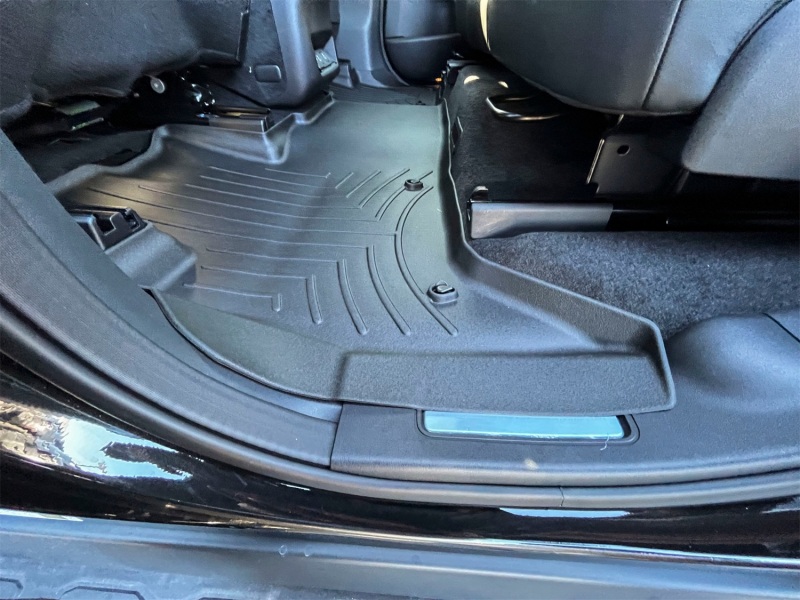 Picture of WeatherTech WT FloorLiner-Rear-Blk Floor Mats - 444806