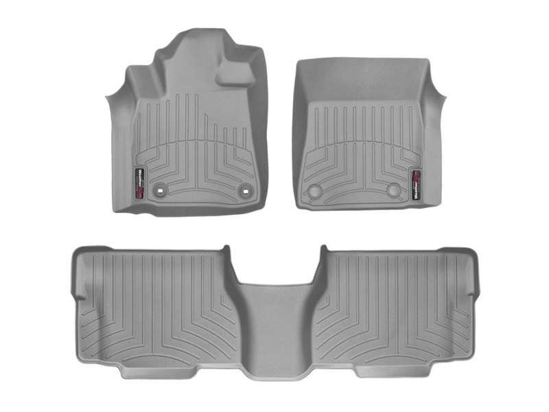 Picture of WeatherTech 12+ Toyota Sequoia Front and Rear Floorliners - Grey