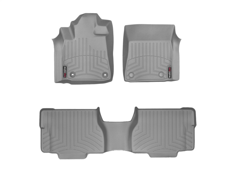 Picture of WeatherTech 12+ Toyota Sequoia Front and Rear Floorliners - Grey