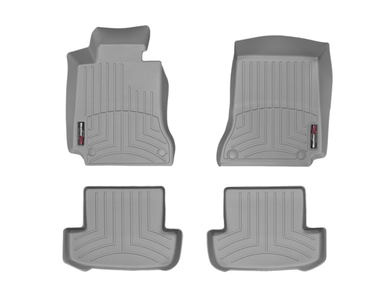 Picture of WeatherTech 12-13 Mercedes-Benz E-Class Front and Rear Floorliners - Grey
