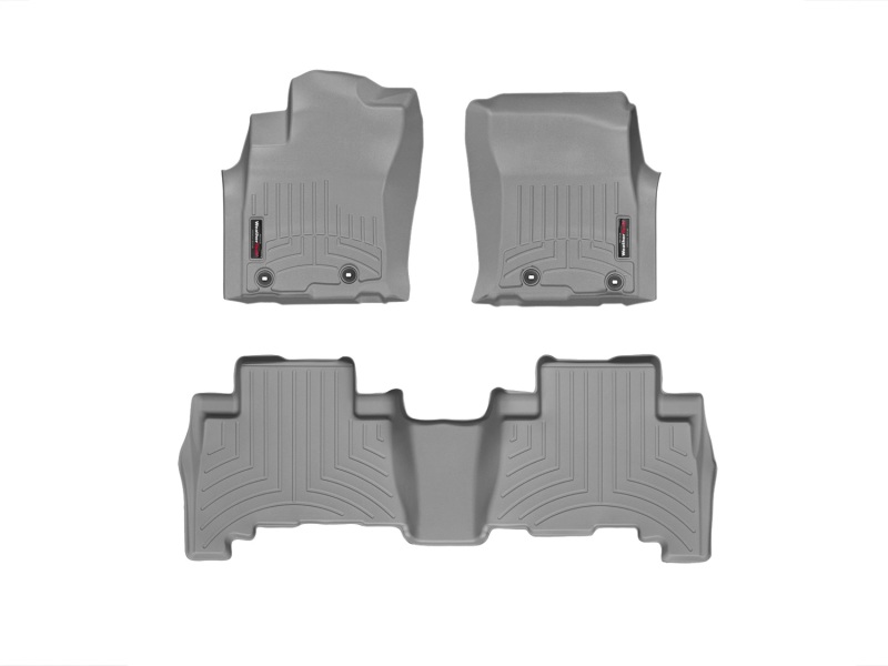 Picture of WeatherTech 13+ Toyota 4Runner Front and Rear Floorliners - Grey