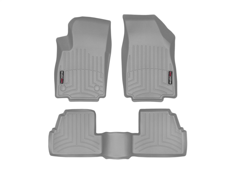 Picture of WeatherTech 13+ Buick Encore Front and Rear Floorliners - Grey