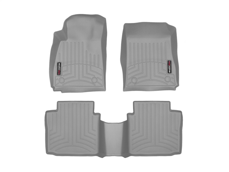 Picture of WeatherTech 14+ Chevrolet Impala Front and Rear Floorliners - Grey