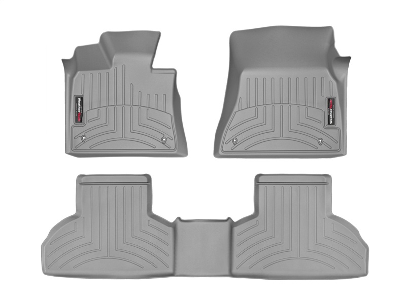 Picture of WeatherTech 14+ BMW X5 Front and Rear Floorliners - Grey