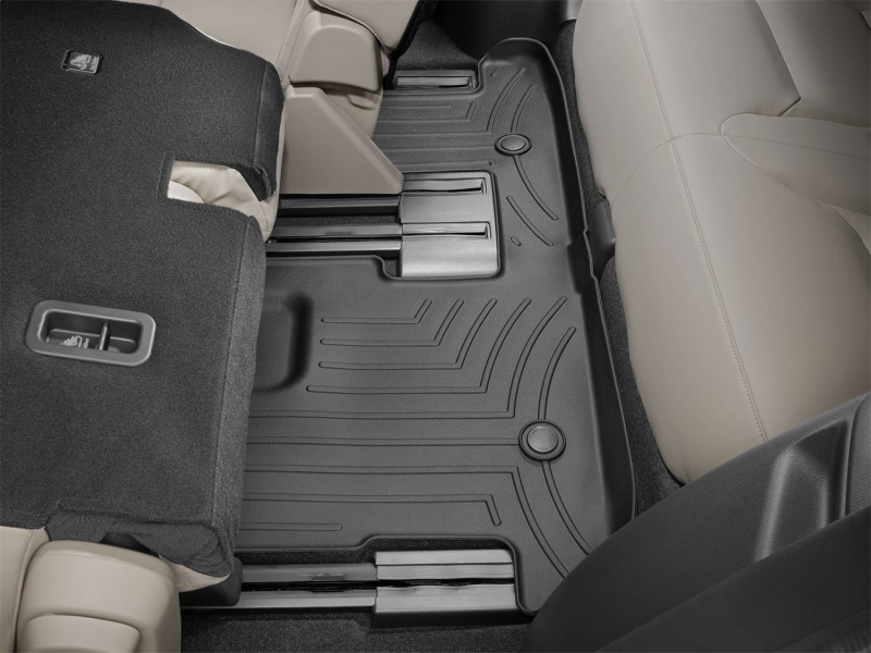Picture of WeatherTech WT FloorLiner-Rear-Blk Floor Mats - 449723
