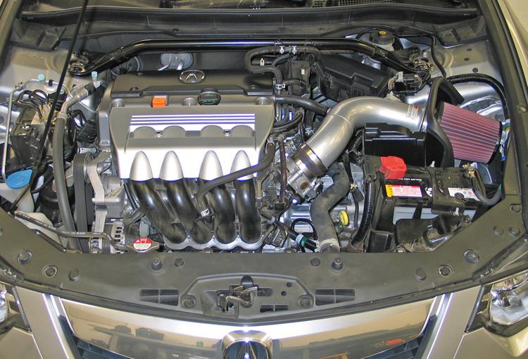 Picture of KN K&N 09 Acura TSX 2.4L Silver Typhoon Intake Cold Air Intakes - 69-0026TS