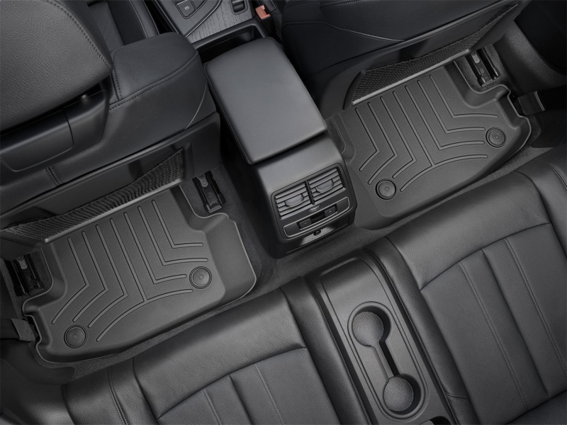 Picture of WeatherTech WT FloorLiner-Rear-Blk Floor Mats - 449373
