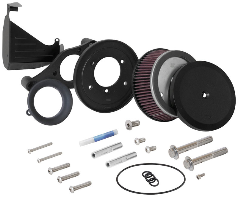 Picture of K&N 17-18 Harley-Davidson Road Glide Hammer Black Street Metal Intake System
