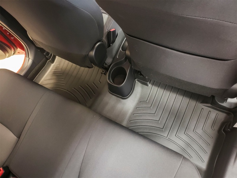 Picture of WeatherTech WT FloorLiner-Rear-Blk Floor Mats - 444184