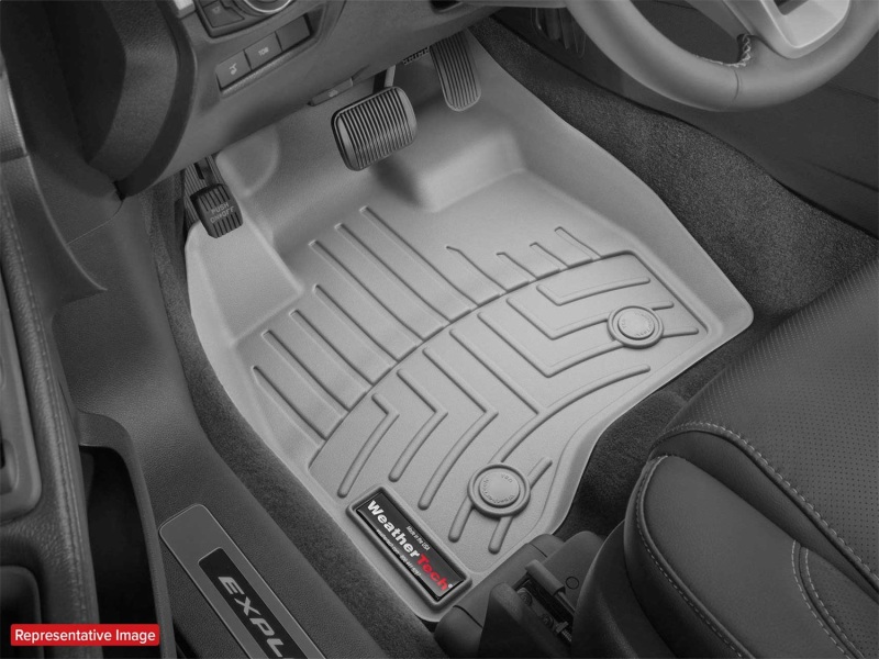 Picture of WeatherTech WT FloorLiner-Rear-Blk Floor Mats - 4412532