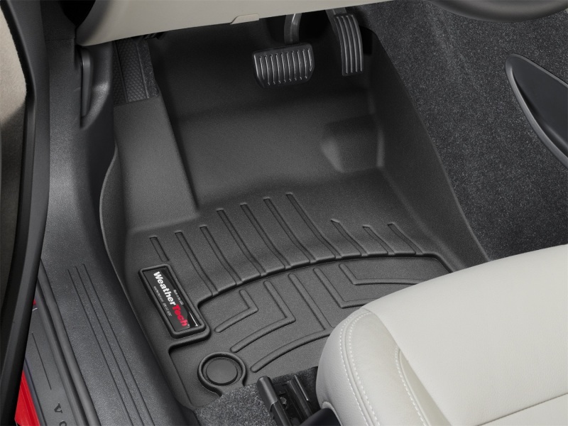 Picture of WeatherTech WT FloorLiner-Front-Blk Floor Mats - 4414191