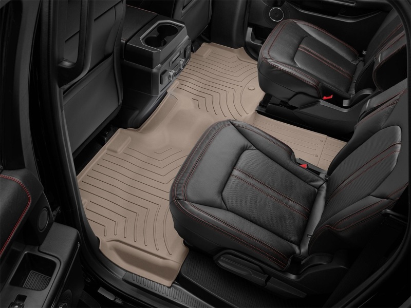 Picture of WeatherTech WT FloorLiner-Rear-Tan Floor Mats - 4512955