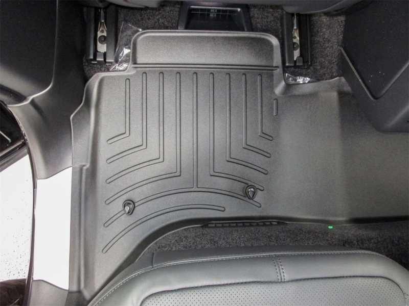 Picture of WeatherTech WT FloorLiner-Rear-Blk Floor Mats - 444809