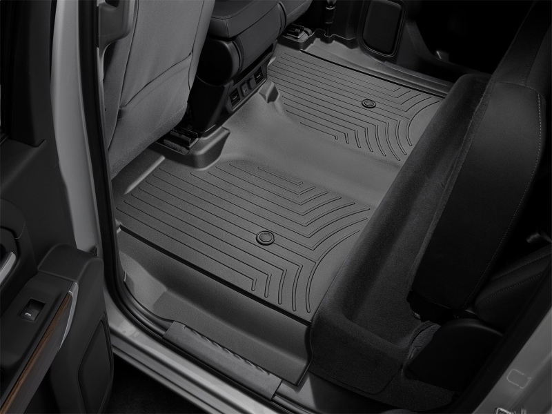Picture of WeatherTech WT FloorLiner-Rear-Blk Floor Mats - 4414363