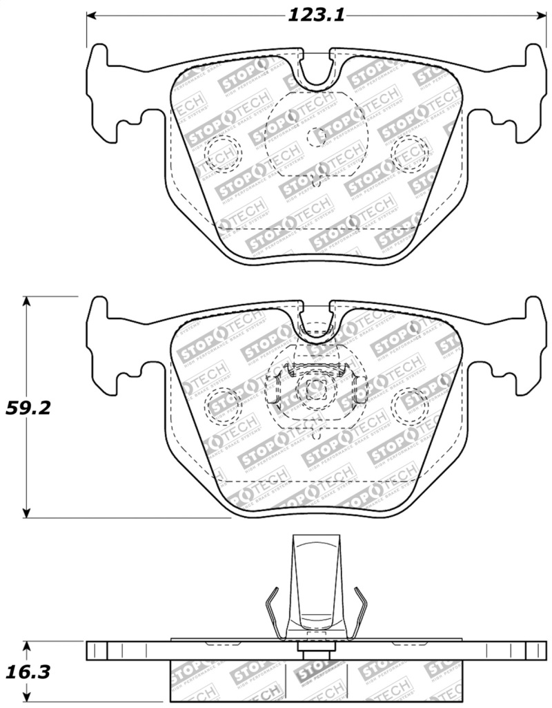 Picture of Sport Brake Pads with Shims and Hardware