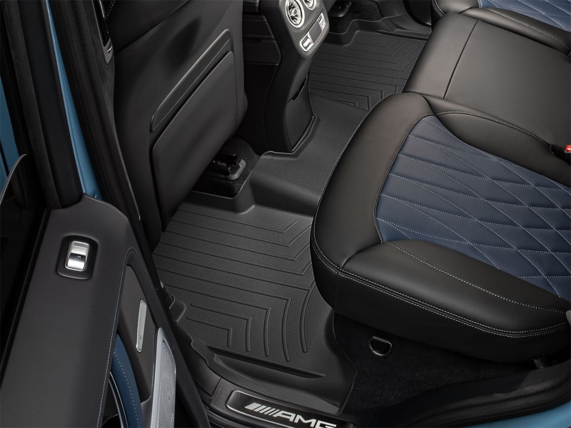 Picture of WeatherTech WT FloorLiner-Rear-Blk Floor Mats - 4415092