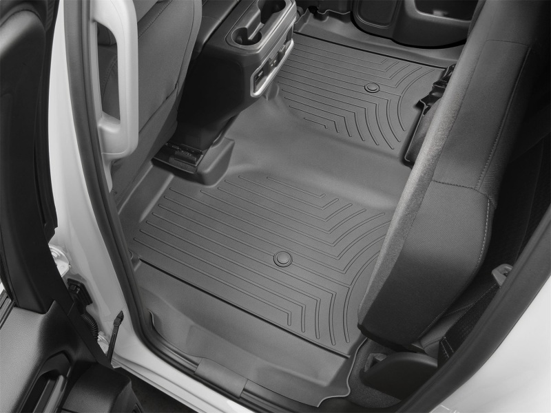 Picture of WeatherTech WT FloorLiner-Rear-Blk Floor Mats - 4414367
