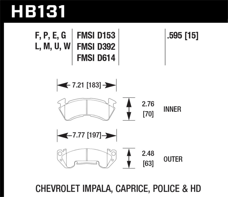Picture of Hawk Performance HAWK DTC-70 Brake Pad Sets Front - HB131U.595